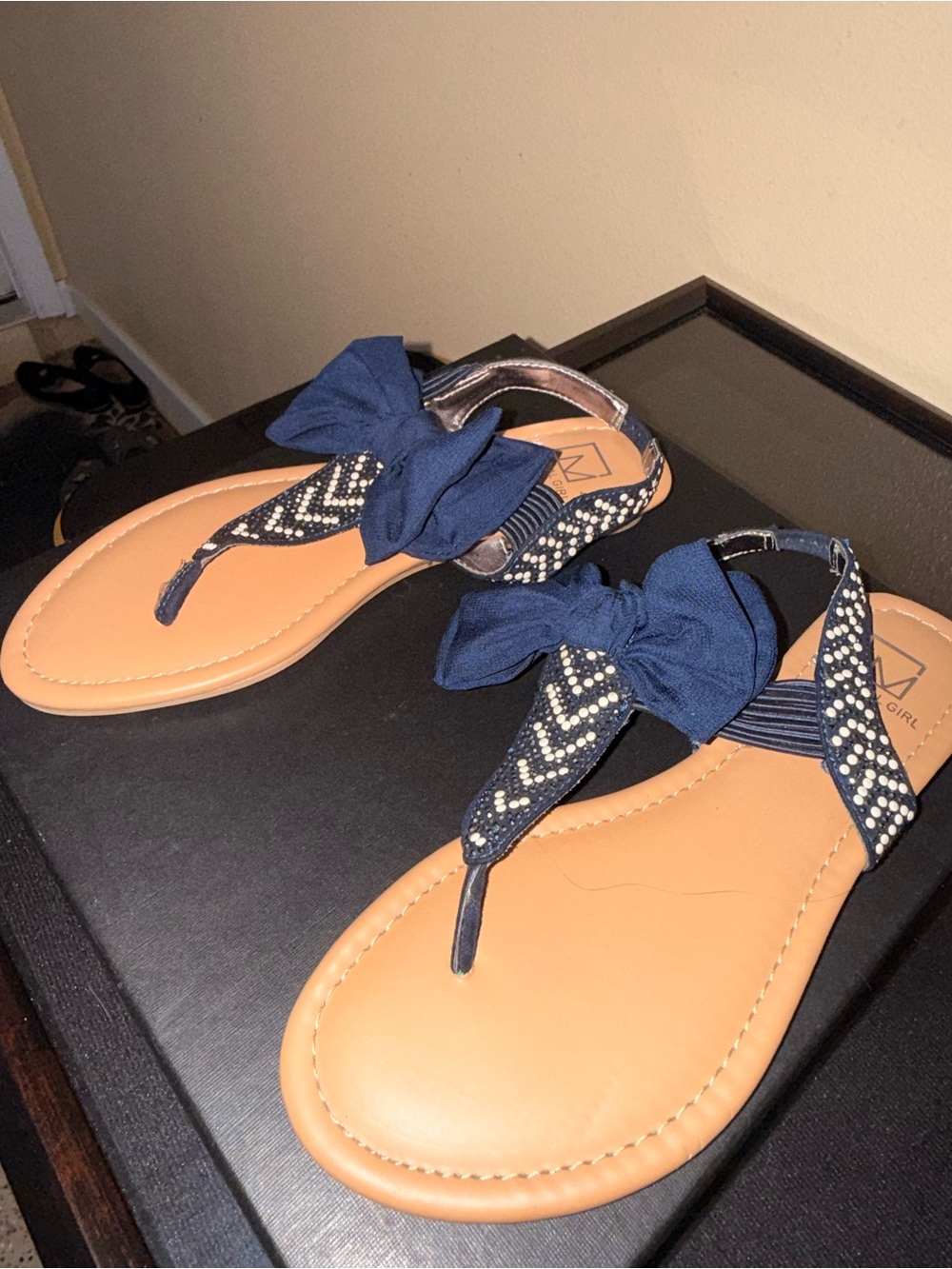 Navy Blue Summer Sandals